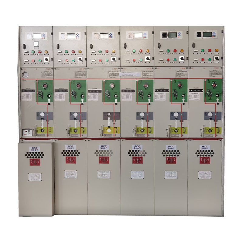 What measures are taken in the design of gas-filled ring main units to ensure the safety of operators?