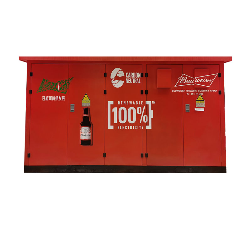 What should I do if an internal short circuit in a box-type substation causes excessive temperature?